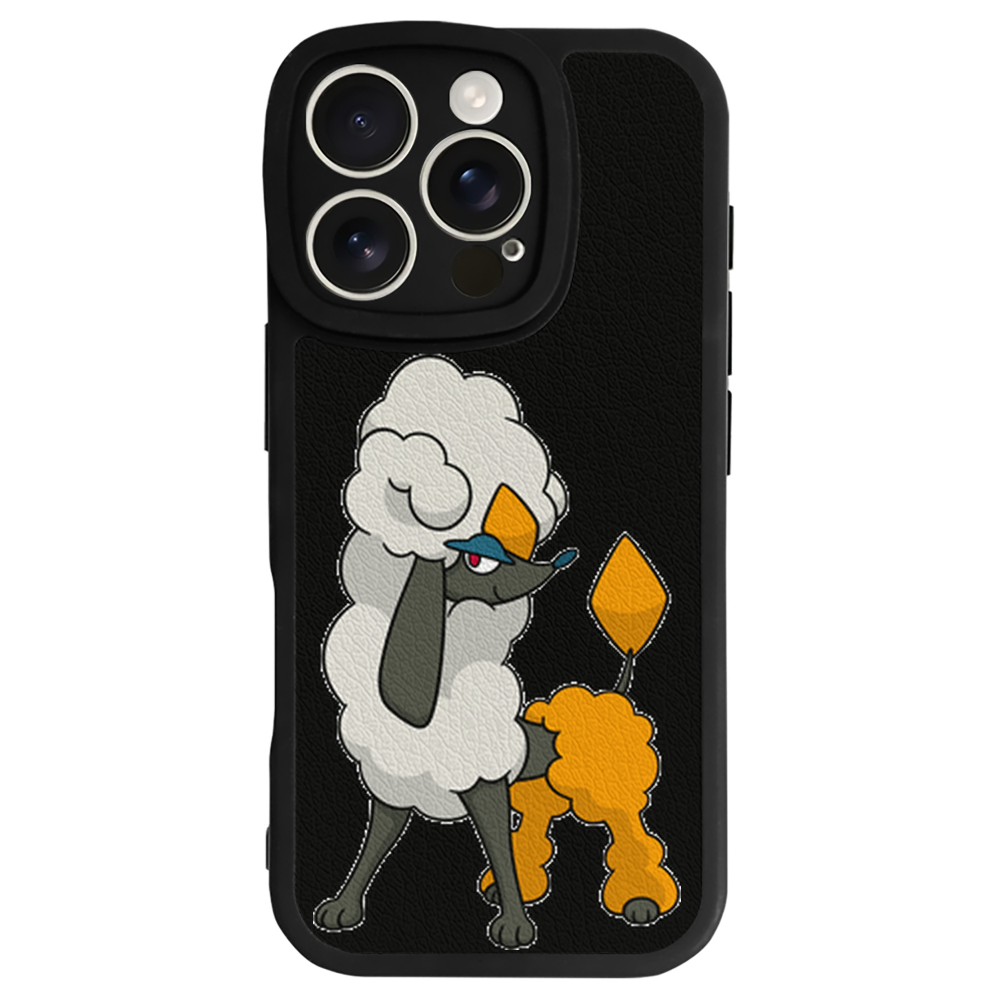 （画像用） ポケットモンスター Pokémon 【iPhone 16シリーズ対応】シリコンスマホケース（レザー調） 材質：シリコン